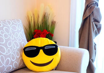 emoticon pillow decorates the home_2