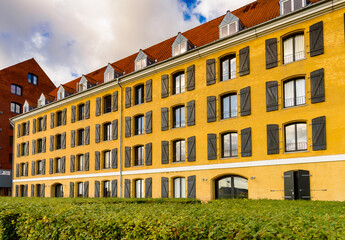 Architecture of  Copenhagen, the capital of Denmark
