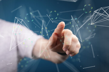 organization network team concept networking.