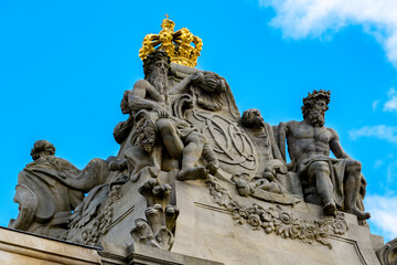 Statue in Copenhagen, the capital of Denmark