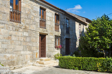 Fototapeta na wymiar Cambados architecture in Galicia, Spain