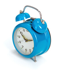 alarm clock isolated on white background