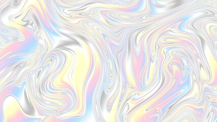 Wavy abstract futuristic background. Horizontal pattern.