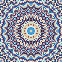 Abstract Mandala pattern. Round ornament.