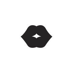 Kissing Icon. Lips symbol modern, simple, vector, icon for website design, mobile app, ui. Vector Illustration