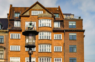 Fototapeta premium Architecture of Copenhagen, the capital of Denmark,