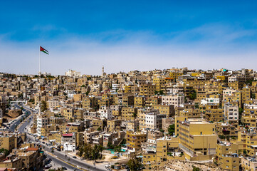 It's Panorama of the city of Amman, Jordan