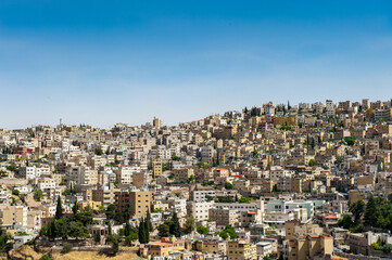 Fototapeta premium It's Panorama of Amman, Jordan
