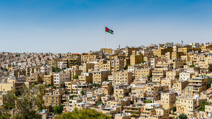 It's Cityscape of Amman, Jordan