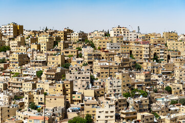 It's Cityscape of Amman, Jordan
