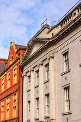 Obraz premium Classic architecture of Dublin, the capital and largest city of Ireland.