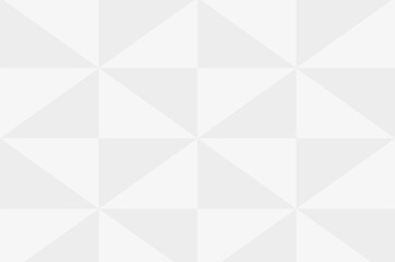 Obraz premium Light gray background made of large triangles.