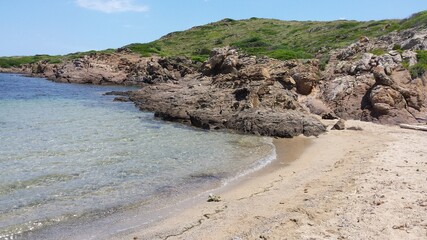 North Coast of Menorca Island