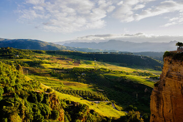 Landscape in Ronda Andalusia Spain