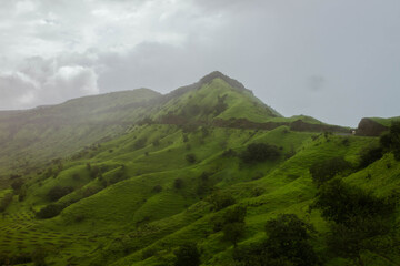 Breathtaking beauty - Mountain ranges western ghats India at Satara and Mahabaleshwar