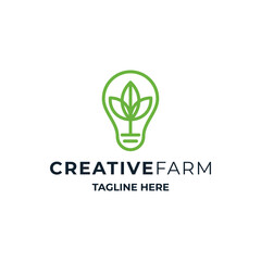 Creative Farm Simple Logo Template