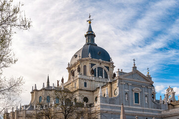 It's Santa Maria la Real de La Almudena, a Catholic cathedral in Madrid, Spain