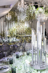 Image of a beautifully decorated wedding venue