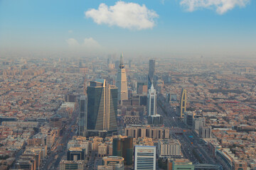 Fototapeta na wymiar Riyadh City in Kingdom of Saudi Arabia