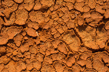 Dry earth drought cracked no water. Cracked Ground because of Drought Frontal Angle.