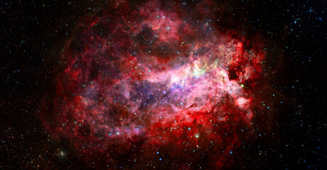 Galaxy future. Elements of this image furnished by NASA