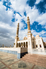 Fototapeta na wymiar It's Al Saleh Mosque, Sana'a, Yemen