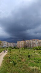 on the eve of a thunderstorm