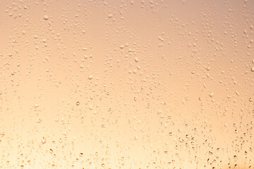 glass background with raindrops, texture