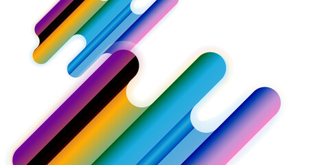 Abstract liquid lines geometric background