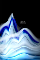 Liquid gradients abstract background, color wave pattern poster design for Wallpaper, Banner, Background, Card, Book Illustration, landing page