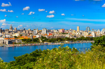 Obraz premium Panoramic view of Havana, the capital of Cuba