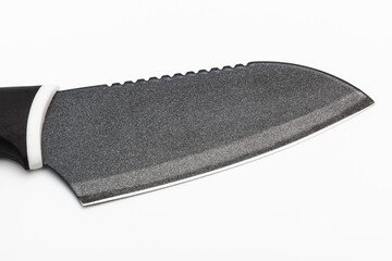 blade knife with a black on white background