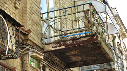 Balcony of the old villa