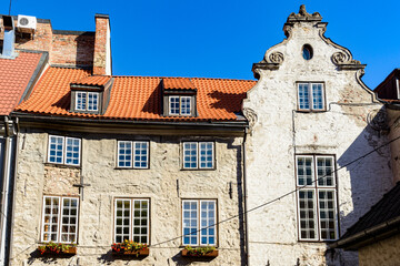 It's Old city of Riga, Latvia. Riga's historical centre is a UNESCO World Heritage Site