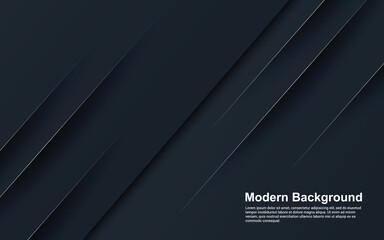 Illustration vector graphic of abstract background diagonal black and blue color modern design