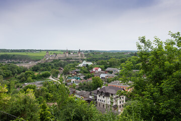 View on Kamyanets-Podilskiy fortress in Ukraine