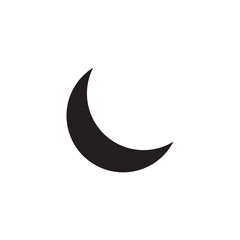 Obraz na płótnie Canvas moon icon logo illustration design