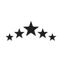 star icon logo illustration design