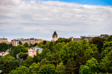 Fototapeta premium It's Architecture of Luxembourg city, Luxembourg