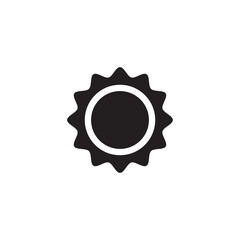 sun icon logo illustration design