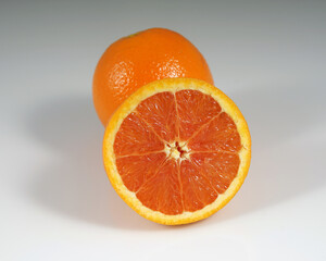 orangenscheibe und orange