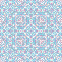 Abstract mosaic art pattern. Seamless ornament.