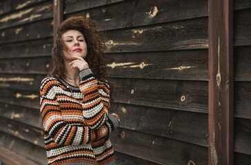 Autumn fashionable style and clothes detail for modern lady, ideas of fashion