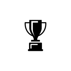 trophy icon logo illustration design