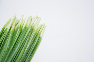 Fresh healthy organic green vegetable garlic chives, 