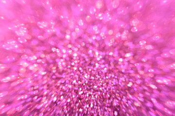 Pink crystal abstract background and defocus on bokeh sparkling background