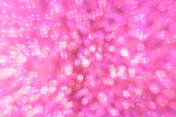 Pink crystal abstract background and defocus on bokeh sparkling background