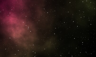 Obraz premium Spacescape illustration graphic design background