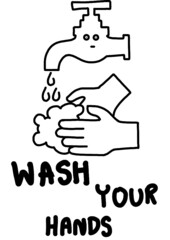 wash your hand.
