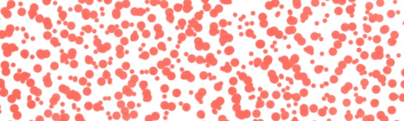seamless pattern with red dots